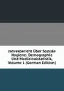 Jahresbericht Uber Soziale Hygiene: Demographie Und Medizinalstatistik, Volume 1 (German Edition) - 