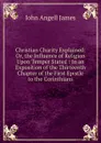 Christian Charity Explained: Or, the Influence of Religion Upon Temper Stated : In an Exposition of the Thirteenth Chapter of the First Epistle to the Corinthians - James John Angell