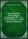 Encyclopedie Methodique Botanique: Pt. 1, P. 1-360 (19 Oct. 1789) (French Edition) - Jean Louis Marie Poiret