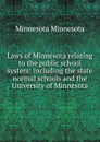 Laws of Minnesota relating to the public school system: including the state normal schools and the University of Minnesota - Minnesota Minnesota