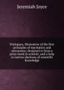 Dialogues, illustrative of the first principles of mechanics and astronomy; designed to form a prize-book in schools, and a help to natives desirous of scientific knowledge - Jeremiah Joyce