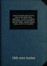 Junius: including letters by the same writer under other signatures : To which are added his confidential correspondence with Mr. Wilkes : and his private letters to Mr. H. S. Woodfall - 18th cent Junius