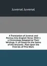 A Translation of Juvenal and Persius Into English Verse: With I. a Chronology Adapted to Their Writings. Ii. an Essay On the Satire of the Ancients . Past Upon the First Ed. of This Work . - Juvenal