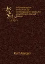 In Tyrannunculos: Streitschrift Zur Vertheidigung Der Deutschen Sprachfreiheit (Spanish Edition) - Karl Kaerger