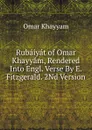 Rubaiyat of Omar Khayyam, Rendered Into Engl. Verse By E. Fitzgerald. 2Nd Version. - Khayyam Omar