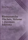 Riemannsche Flachen, Volume 1 (German Edition) - Felix Klein