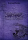 Die Sabbatharier in Siebenburgen: Ihre Geschichte, Literatur Und Dogmatik, Mit Besonderer Berucksichtigung Des Leben Und Der Schriften Des . Jungsten Drei Jahrhunderte (German Edition) - Sámuel Kohn