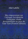 Mes impressions sur l.Afrique Occidentale Francaise: etude documentaire au pays du Tam-Tam (French Edition) - Abel Lahille