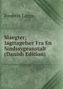 Slaegter; Iagttagelser Fra En Sindssygeanstalt (Danish Edition) - Frederik Lange