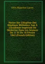 Notice Sur L.Hygiene Des Hopitaux Militaires: Lue A L.Academie Imperiale De Medecine Dans Les Seances Du 11 Et Du 18 Fevrier 1862 (French Edition) - Félix Hippolyte Larrey