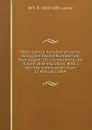 Pegu, being a narrative of events during the second Burmese war, from August 1852 to its conclusion in June 1853 microform: With a succinct continuation down to February 1854 - W F. B. 1819-1891 Laurie