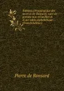 Tableau chronologique des oeuvres de Ronsard; suivi de poesies non recueillies et d.une table alphabetique (French Edition) - Pierre de Ronsard
