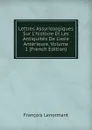 Lettres Assyriologiques Sur L.histoire Et Les Antiquites De L.asie Anterieure, Volume 1 (French Edition) - François Lenormant