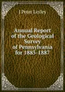 Annual Report of the Geological Survey of Pennsylvania for 1885-1887 - J Peter Lesley