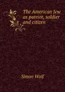 The American Jew as patriot, soldier and citizen - Simon Wolf