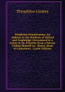 Vindiciioe Priestleianoe: An Address to the Students of Oxford and Cambridge; Occasioned by a Letter to Dr. Priestley from a Person Calling Himself an . Horne, Dean of Canterbury . (Latin Edition) - Theophilus Lindsey