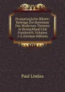 Dramaturgische Blatter: Beitrage Zur Kenntniss Des Modernen Theaters in Deutschland Und Frankreich, Volumes 1-2 (German Edition) - Paul Lindau