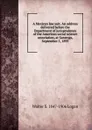 A Mexican law suit. An address delivered before the Department of jurisprudence of the American social science association, at Saratoga, September 5, 1895 - Walter S. 1847-1906 Logan