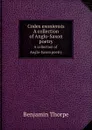 Codex exoniensis. A collection of Anglo-Saxon poetry - Benjamin Thorpe