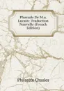 Pharsale De M.a. Lucain: Traduction Nouvelle (French Edition) - Philarète Chasles