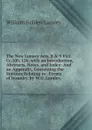 The New Lunacy Acts, 8 . 9 Vict.Cc.100, 126, with an Introduction, Abstracts, Notes, and Index: And an Appendix, Containing the Statutes Relating to . Forms of Insanity. by W.G. Lumley, - William Golden Lumley