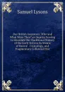 Our British Ancestors: Who and What Were They. an Inquiry Serving to Elucidate the Traditional History of the Early Britons by Means of Recent . Craniology, and Fragmentary Collateral Hist - Samuel Lysons