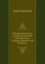 Chicago Sensations; Or, Leaves from the Note Book of a Chicago Reporter and Detective . - James Maitland