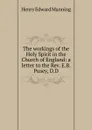 The workings of the Holy Spirit in the Church of England: a letter to the Rev. E.B. Pusey, D.D. - Henry Edward Manning