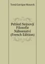 Pehled Nejnovji Filosofie Naboenstvi (French Edition) - Tomá Garrigue Masaryk