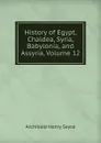 History of Egypt, Chaldea, Syria, Babylonia, and Assyria, Volume 12 - Archibald Henry Sayce