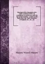 Marriage with a deceased wife.s sister: Leviticus XVIII. 18, considered in connection with the law of the Levirate : a letter to the Right Hon. the . high chancellor of England, .c., .c., .c. - Mayow Wynell Mayow