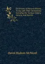 Dictionary of Natural History Terms with Their Derivations: Including the Various Orders, Genera, and Species - David Hudson McNicoll