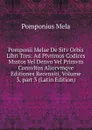 Pomponii Melae De Sitv Orbis Libri Tres: Ad Plvrimos Codices Msstos Vel Denvo Vel Primvm Consvltos Aliorvmqve Editiones Recensiti, Volume 3,.part 3 (Latin Edition) - Pomponius Mela