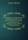 Dictionnaire Topographique Du Departement D.eure-Et-Loir: Comprenant Les Noms De Lieu Anciens Et Modernes, Issue 6,.volume 9 (French Edition) - Lucien Merlet