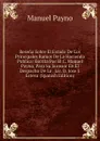 Resena Sobre El Estado De Los Principales Ramos De La Hacienda Publica: Escrita Por El C. Manuel Payno, Para Su Sucesor En El Despacho De La . Lic. D. Jose I. Esteva (Spanish Edition) - Manuel Payno