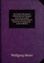 De Codice Plutarcheo Seitenstettensi Eiusque Asseclis Accedunt Lectiones Seitenstettensis: Dissertatio Inauguralis . (Latin Edition) - Wolfgang Meyer