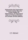 Dictionnaire Des Expressions Vicieuses Usitees Dans Un Grand Nombre De Departemens: Et Notamment Dans La Ci-Devant Province De Lorraine (French Edition) - J F. Michel