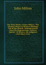 The Prose Works of John Milton .: The Likeliest Means to Remove Hirelings Out of the Church. Animadversions Upon the Remonstrants. Defence Against . of Divorce. the Judgment of M. Bucer Conc - Milton John