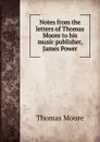 Notes from the letters of Thomas Moore to his music publisher, James Power - Thomas Moore