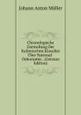 Chronologische Darstellung Der Italienischen Klassiker Uber National-Oekonomie . (German Edition) - Johann Anton Müller