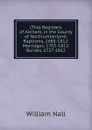 (The) Registers of Alnham, in the County of Northumberland: Baptisms, 1688-1812. Marriages, 1705-1812. Burials, 1727-1812 - William Nall