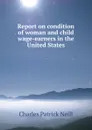 Report on condition of woman and child wage-earners in the United States - Charles Patrick Neill