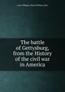 The battle of Gettysburg, from the History of the civil war in America - Louis-Philippe-Albert d'Orléans Paris