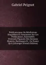 Predicatoriana Ou Revelations Singulieres Et Amusantes Sur Les Predicateurs, Entremeles D.extraits Piquants Des Sermons Bizarres, Burlesques Et . En France Qu.a L.etranger (French Edition) - Gabriel Peignot