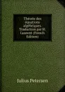 Theorie des equations algebriques. Traduction par H. Laurent (French Edition) - Julius Petersen