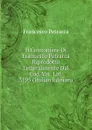 Il Canzoniere Di Francesco Petrarca Riprodotto Letteralmente Dal Cod. Vat. Lat. 3195 (Italian Edition) - Francesco Petrarca