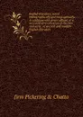 English literature, noted bibliographically and biographically. A catalogue with prices affixed, of a very extensive collection of the first and early . of ancient and modern English literature - firm Pickering & Chatto