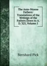 The Ante-Nicene Fathers: Translations of the Writings of the Fathers Down to A.D. 325, Volume 5 - Bernhard Pick