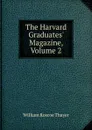 The Harvard Graduates. Magazine, Volume 2 - William Roscoe Thayer