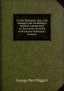 On the Harrogate Spas, and change of air exhibiting a medical commentary on the waters, founded on Professor Hofmann.s analysis - George West Piggott